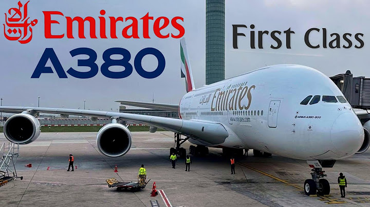 FIRST CLASS / Emirates Airbus A380 ! 🇫🇷 Paris - Dubai  🇦🇪  Upper Deck  [FULL FLIGHT REPORT]