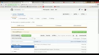 GitHub workflow working with branches