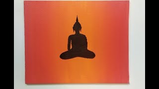 buddha easy painting acrylic beginners