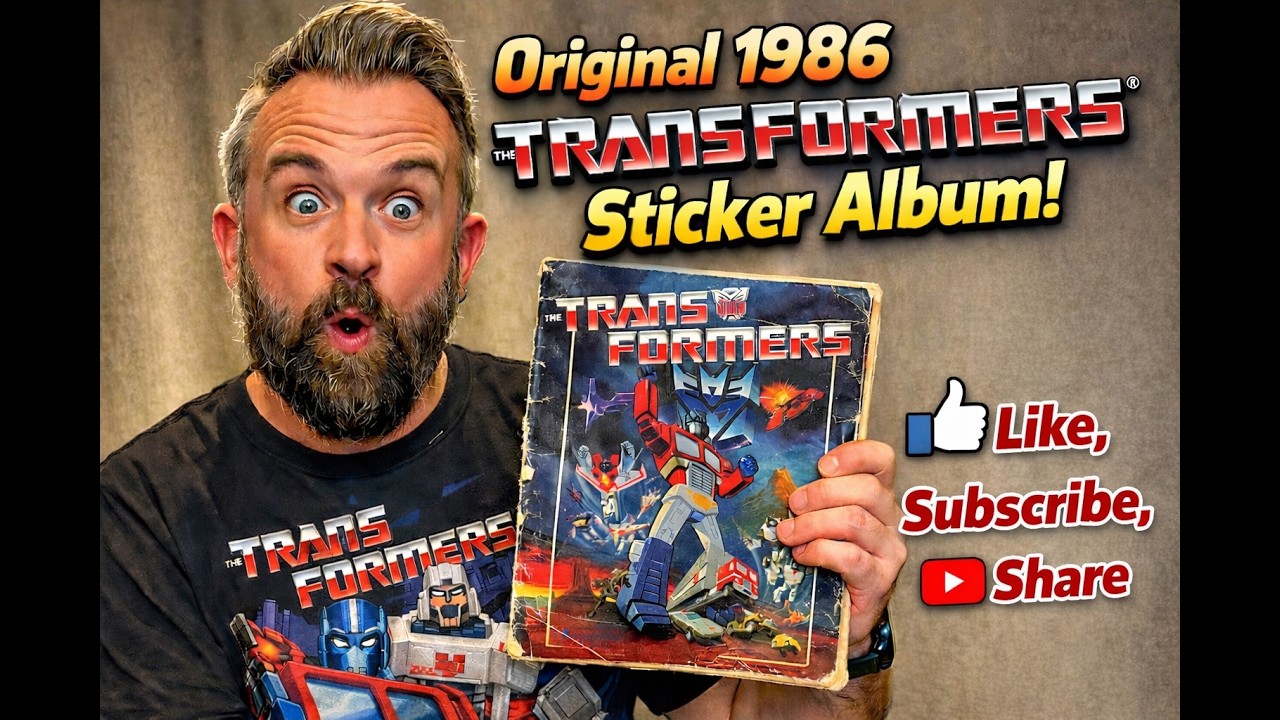 Incredible Transformers Original 1986 Sticker Album (Panini)