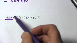 Multiplying and Dividing Numbers in Scientific Notation