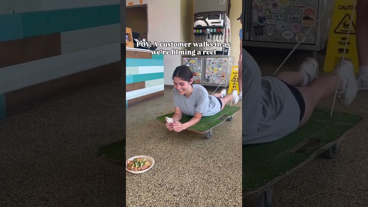 Doing anything to get the right angle😊😂 