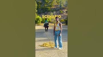 HE TIED HIMSELF TO A HORSE 😱🤯 #worstcasescenario #sadsongs #horse