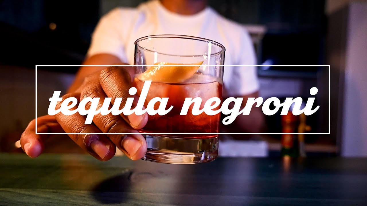 How to make tequila negroni at home