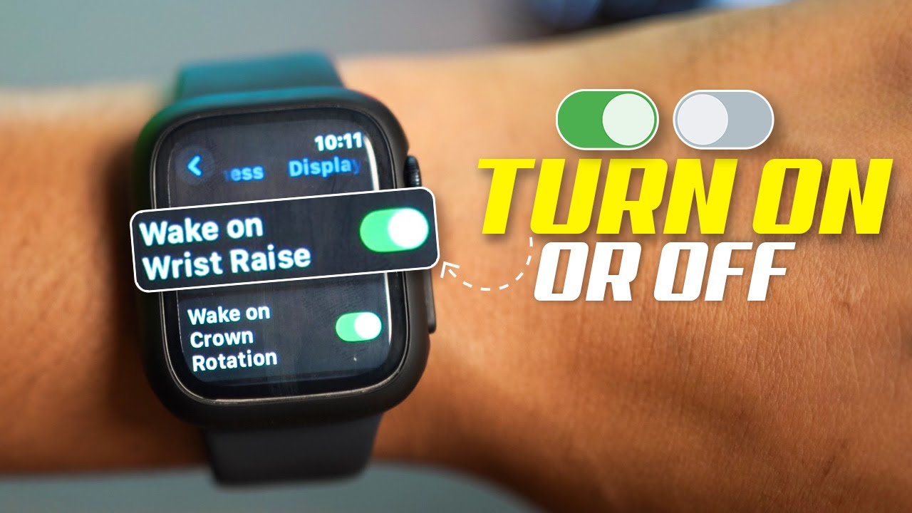How to Turn On and Off Wake on Wrist Raise on Apple Watch | Control Wrist Wake Feature Easily
