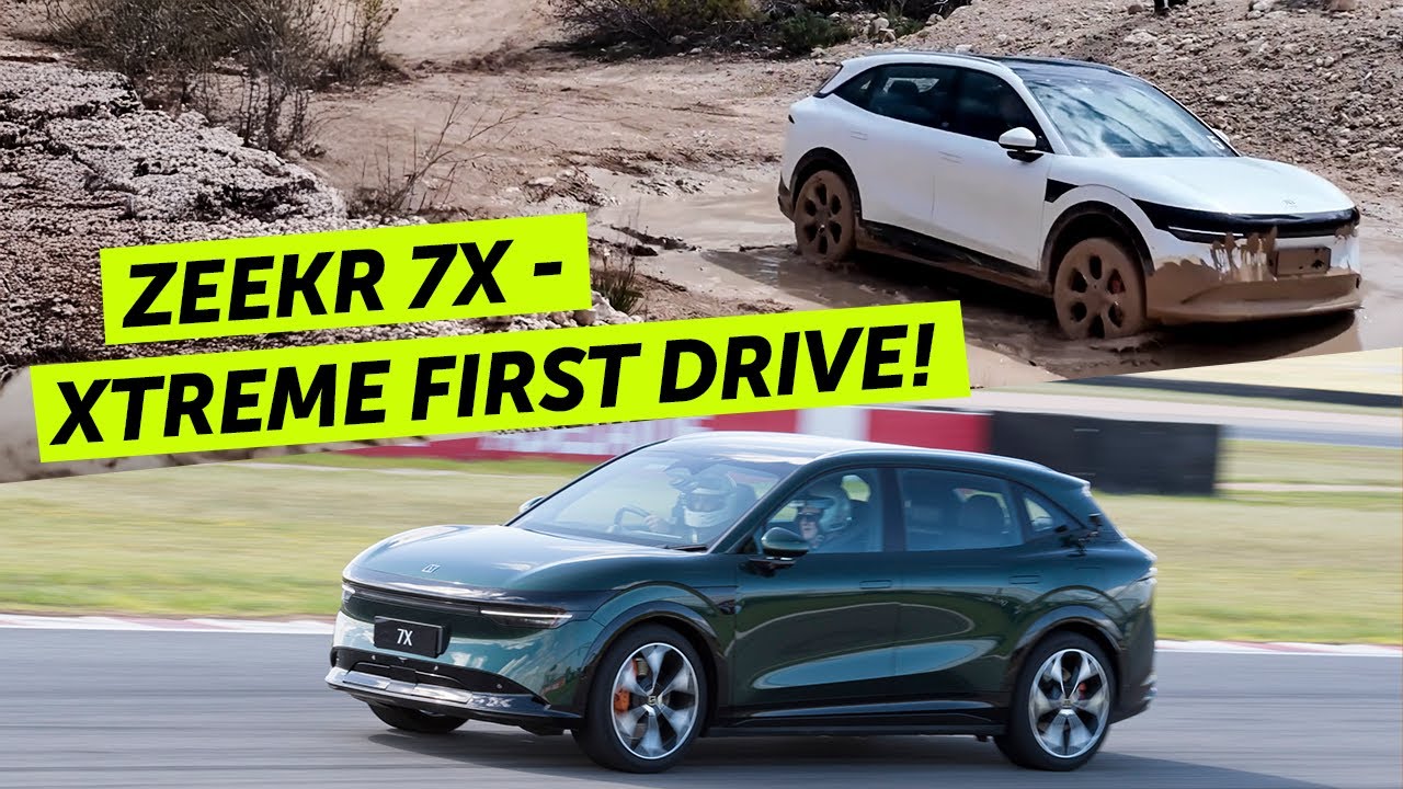 Грязь, песок, гравий, гоночная трасса — Zeekr 7X. Первый заезд.