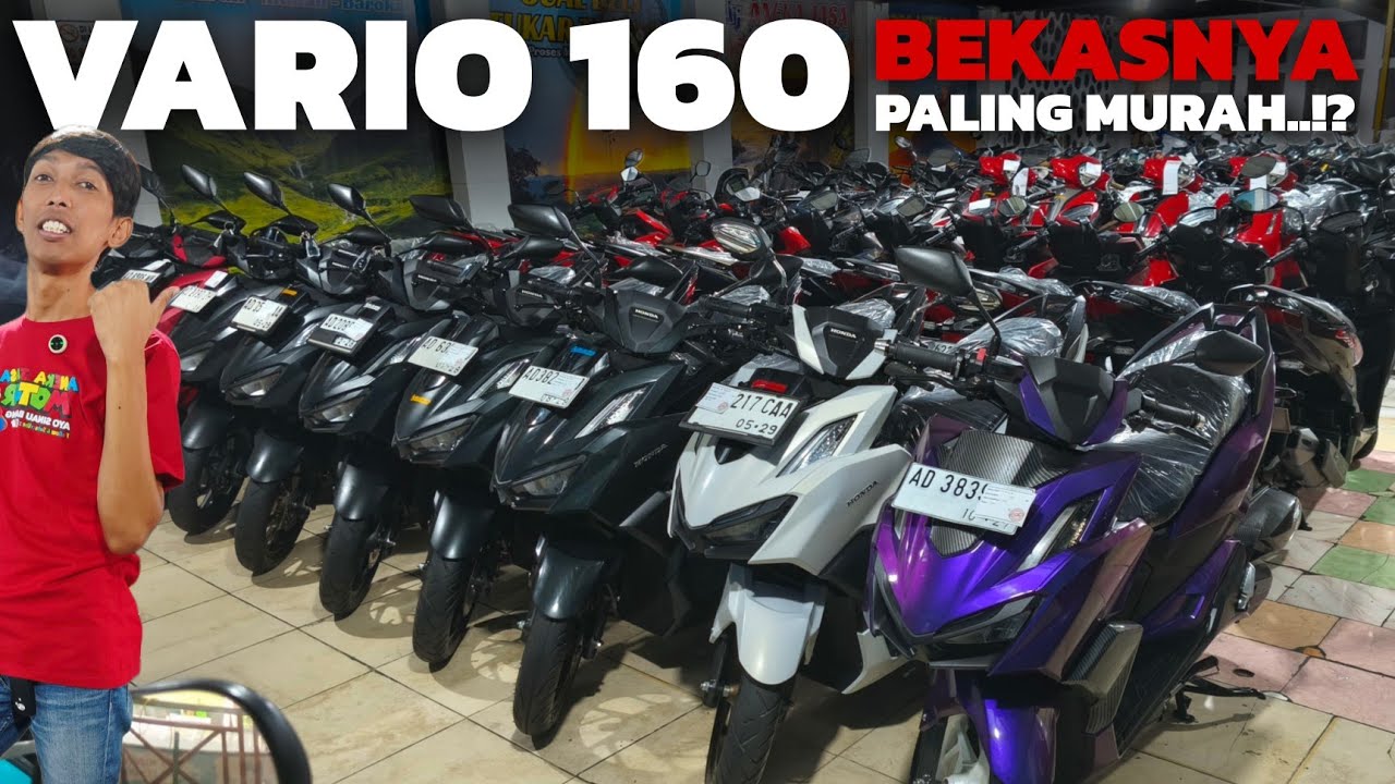 PALING MURAH BEKASNYA!? HONDA VARIO 160 - motor bekas murah - ANEKA JASA MOTOR 