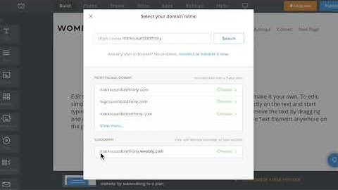 Weebly 4: How to publish your page