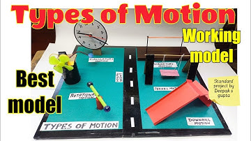 Types of motion working model school project #typesofmotion #motion #motionmodel #scienceproject