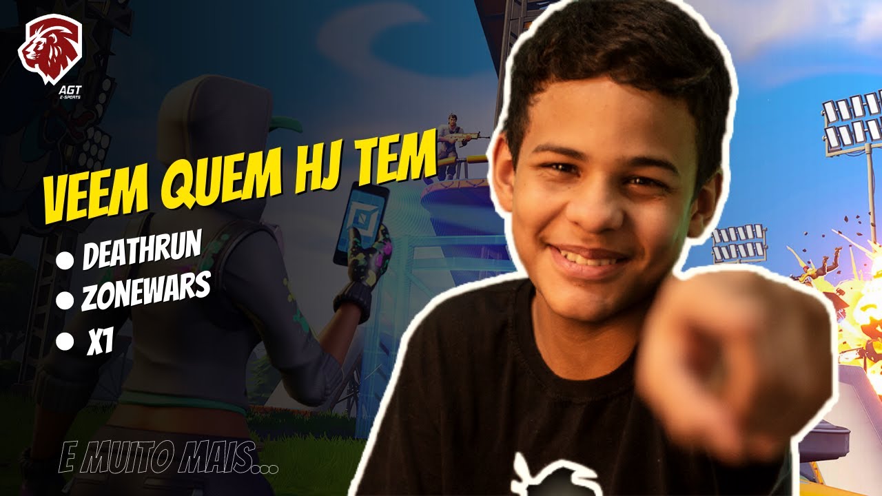 Mininja01 Jogando Fortnite com os Inscritos