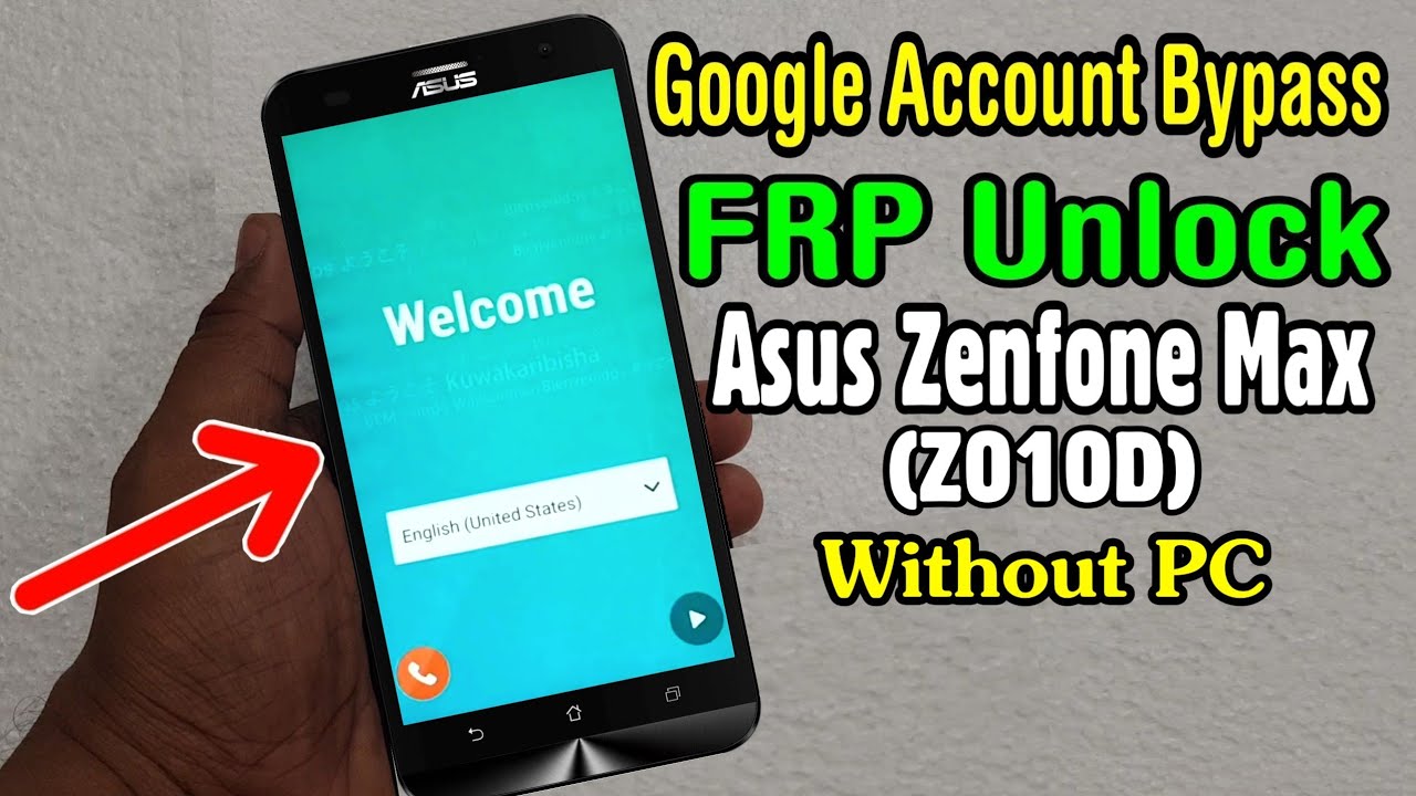 asus zenfone 4.5  Update New  Asus Zenfone Max Z010D FRP Unlock or Google Account Bypass Easy Trick Without PC