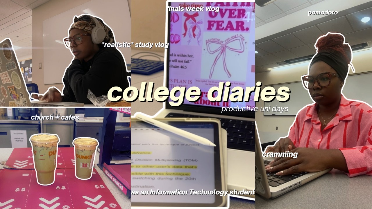 College days in my life📚productive uni days, studying for exams, work & life routine