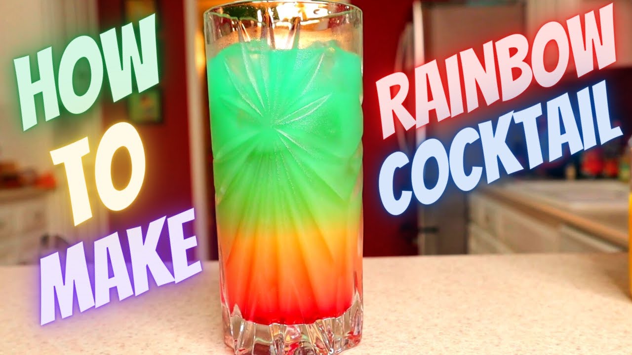 How to make Rainbow Cocktail YouTube