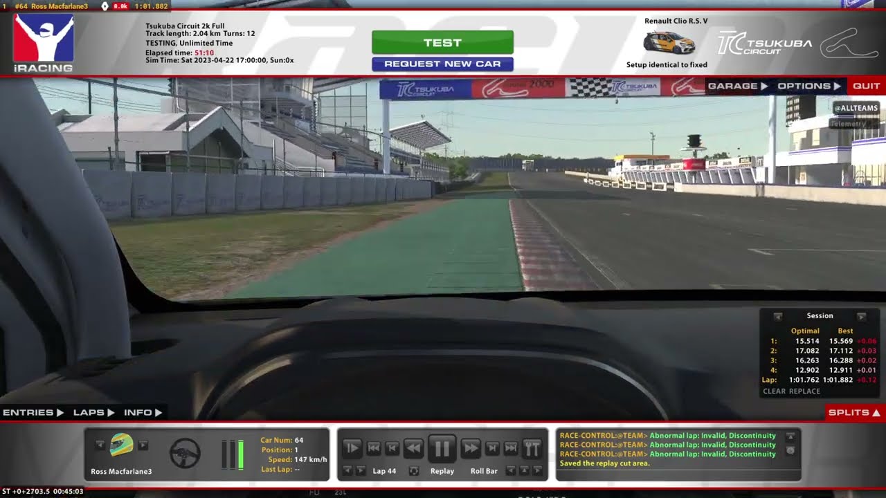 iRacing Clio Cup Fixed - Week 6 Tsukuba - 