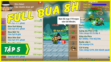 Nạp 200k Mua Full Bùa Úp Cho clipnhuc Cực ĐÃ Tập 5 - Ngọc Rồng Online