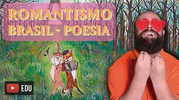 Como é dividida a poesia romântica?