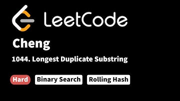 LeetCode 1044. Longest Duplicate Substring