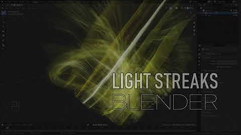Blender Light Streaks TUTORIAL