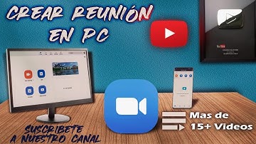 Como crear una reunión en ZOOM desde una pc
