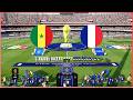 Sénégal vs France en direct Coupe du monde aujourd'hui Match complet Simulation football Gameplay pc
