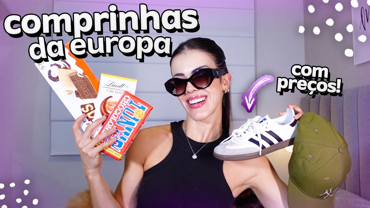 COMPRINHAS DA VIAGEM PARA EUROPA | TÊNIS, DOCES, CASACOS E MAIS