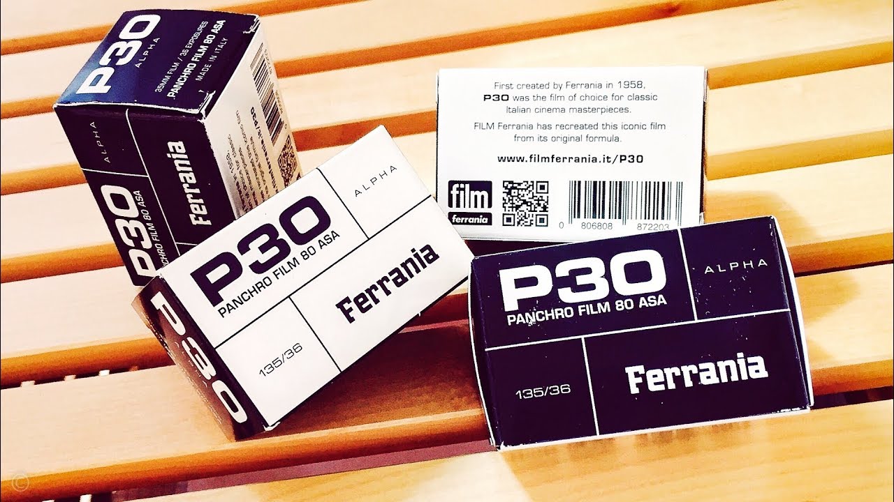 Film Ferrania P30 first calibration test in HC110 dilution B YouTube