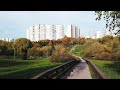 ⁴ᴷ⁶⁰ Walking Moscow: Park 50th Anniversary of October - Prospekt Vernadskoho Metro Station