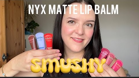 Brand new NYX SMUSHY Matte lip balms! 🩷 #makeup 