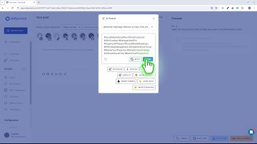 How to Generate and Manage Hashtags with AI on OnlySocial