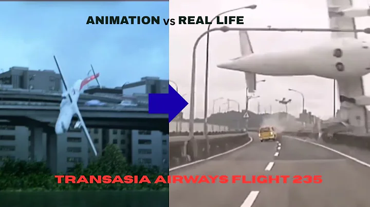 Animation vs Real life -TransAsia Flight 235 #planes #planecrash #aviation #aircraft #airlines