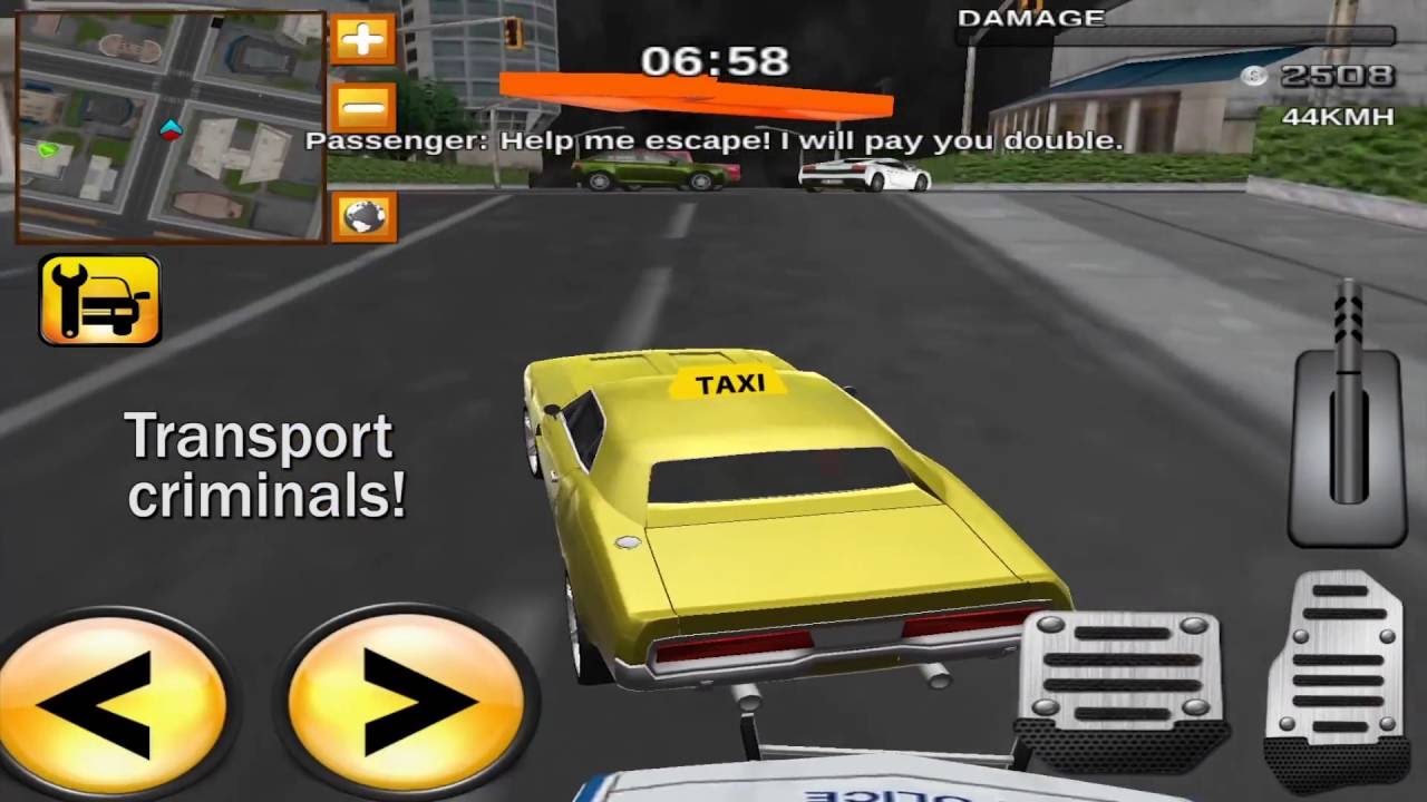 CRAZY DRIVER TAXI MOD APK cover