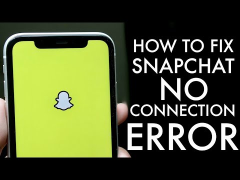 How To FIX Snapchat No Connection Error! (2021)