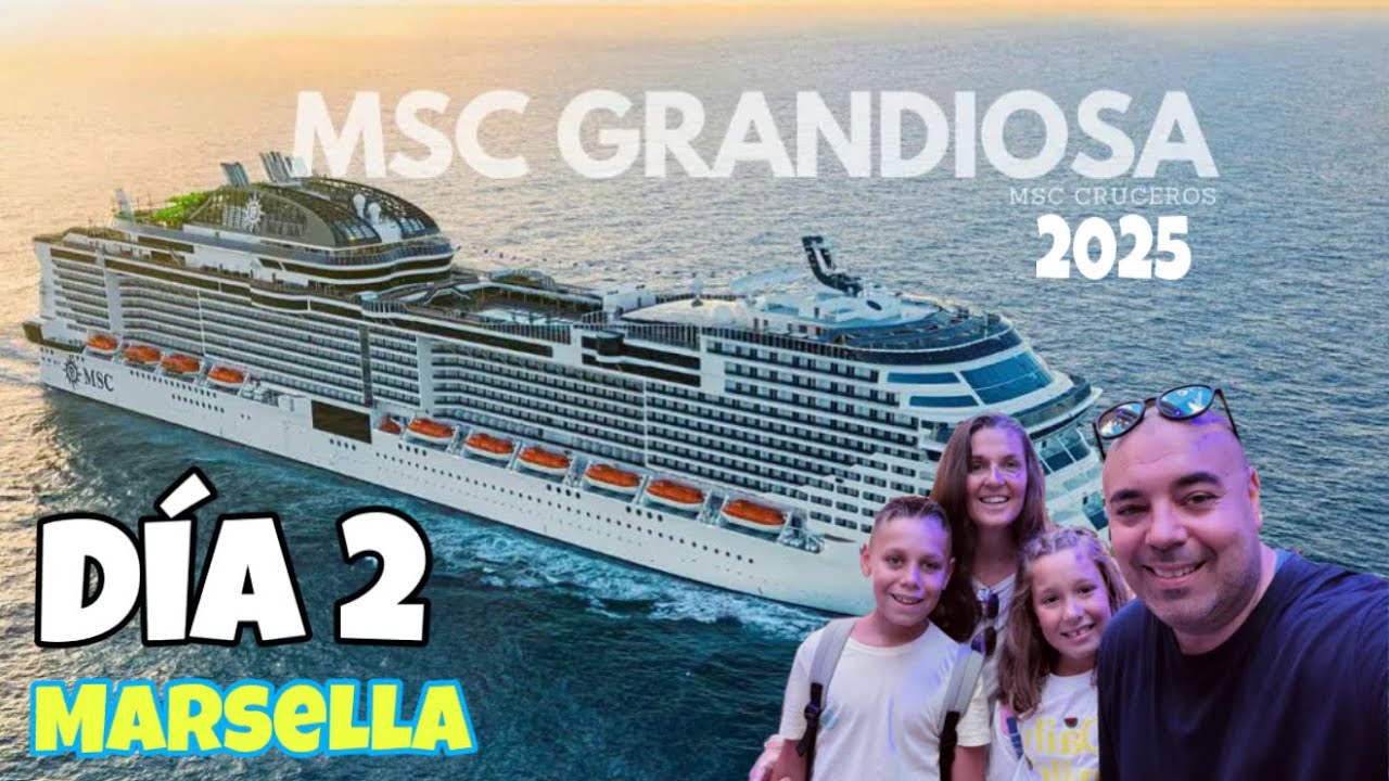 MSC GRANDIOSA día 2 MARSELLA #msc #msccruise #msccruceros #vacaciones #cruise 