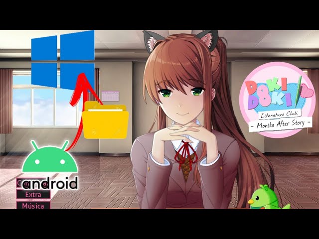 Monika After Story. Como trocar o fundo pelo Android? 