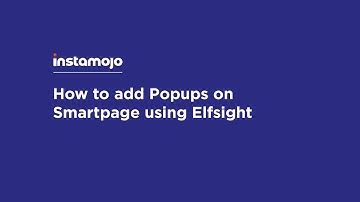 How to add Popups on Smartpage using Elfsight