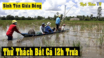 Thử Thách Bắt, Cá Bắt Chuột Sinh Tồn 12 Giờ Trưa Nắng Gắc Và Cái Kết/Cá Nướng Giữa Đồng/NGÃ NĂM TV