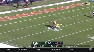Justin Fields BEAUTIFUL 56 yard pass to E.Q St Brown