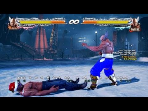 Heihachi Great Okizeme Oki  b+3,3 Combo Ender S2 TEKKEN™7