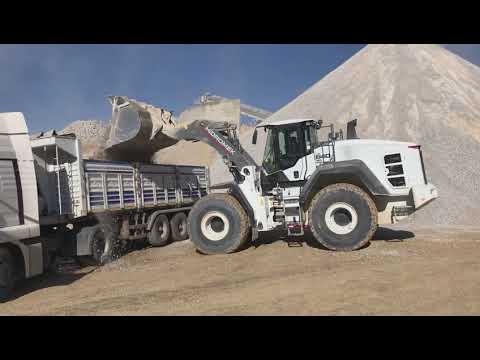 Hidromek 640WL Loder Man Tırın Dorsesine Yükleme // Hidromek 640 Wheel Loader Loading Trucks Trailer