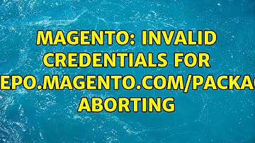 Magento: Invalid credentials for 