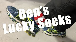 Ben Keating's Lucky Socks at WEC 6h Fuji 2019