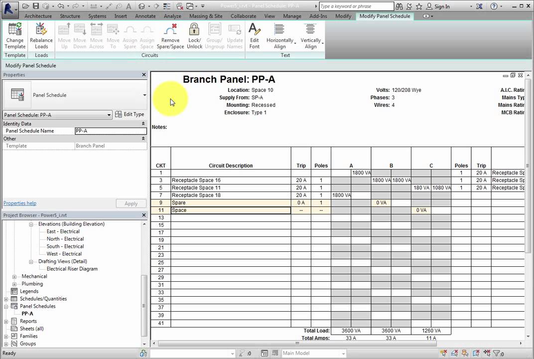 Creating Panel Schedules - YouTube