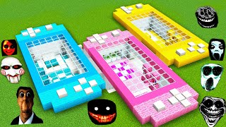 SURVIVAL NINTENDO SWITCH BASE JEFF THE KILLER and SCARY NEXTBOTS in Minecraft -Gameplay- Coffin Meme