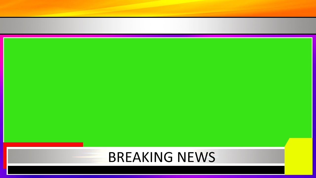 Breaking News Intro Green Screen Breaking News Animation Green Screen