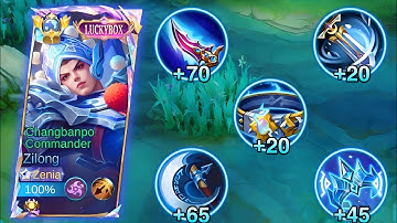 SECRET GLOBAL ZILONG BLUE BUILD REVEALED! | INSANE DAMAGE + TANKINESS!🤫