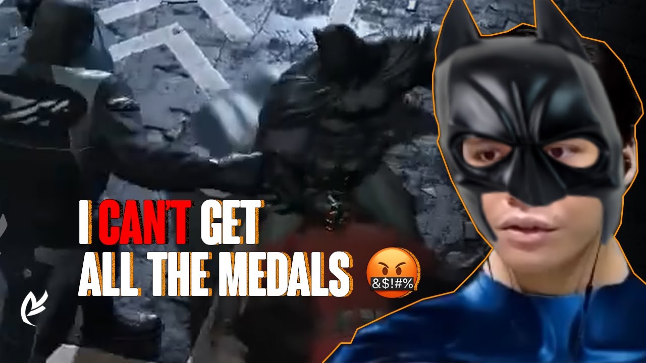 Zanny playing Riddler Challenges in Arkham City - TRIAL