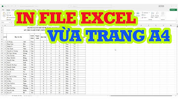 Cách in file excel vừa trang giấy a4 dễ dàng