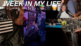 realistic WEEK LIVING IN NYC| getting back on track, first Chanel bag & night out w. a 9-5pm Job