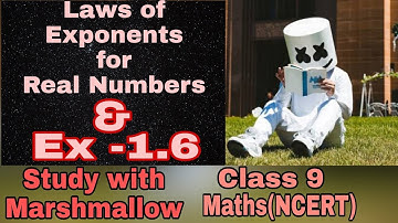 Class 9 Maths NCERT Chapter 1 Number Systems Exercise 1.6 Laws of Exponents