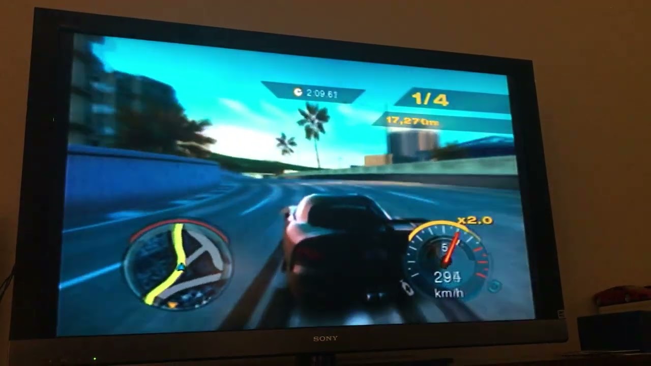 Need For Speed Undercover PS2 Timed Circuit Gold 26,873 Meters 